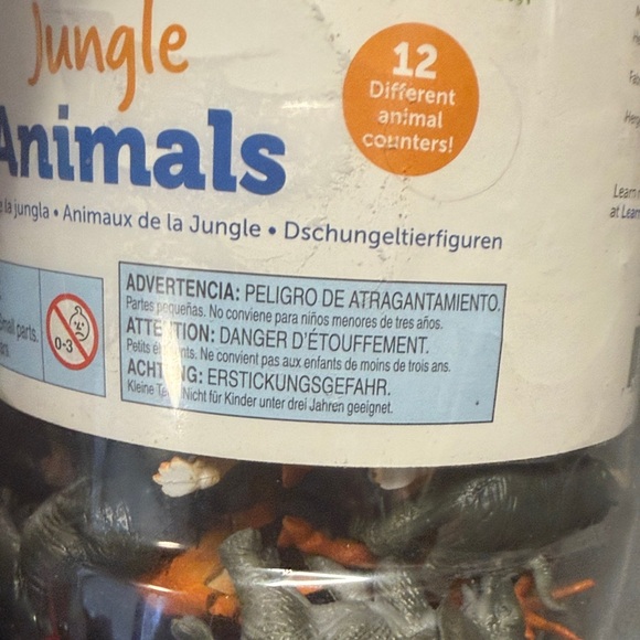 Jungle Animals Set - Red and Black - Picture 5 of 6